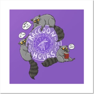 Raccoon Hours Posters and Art